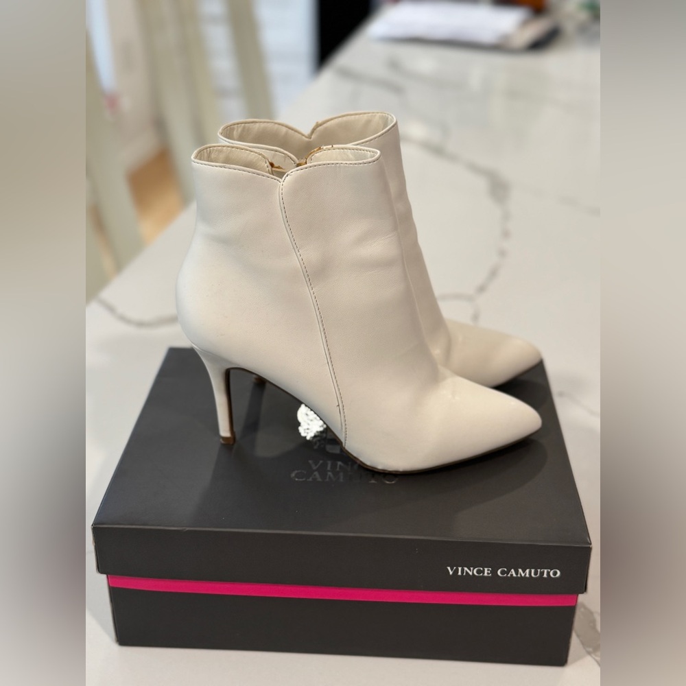 Vince Camuto White Women's Ankle Boots